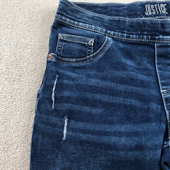 Justice Women's Jeans Size12 or 30x25 Measured Plus Mid Rise Bue Denim Skinny - Picture 9 of 14